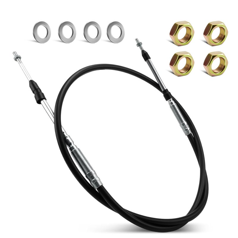 CULMKARI 72" Universal Control Cable Fit for Products 5200 Series Universal Mount Control Cable PTO Valve Dump Truck 5203BBU072 - Image 1